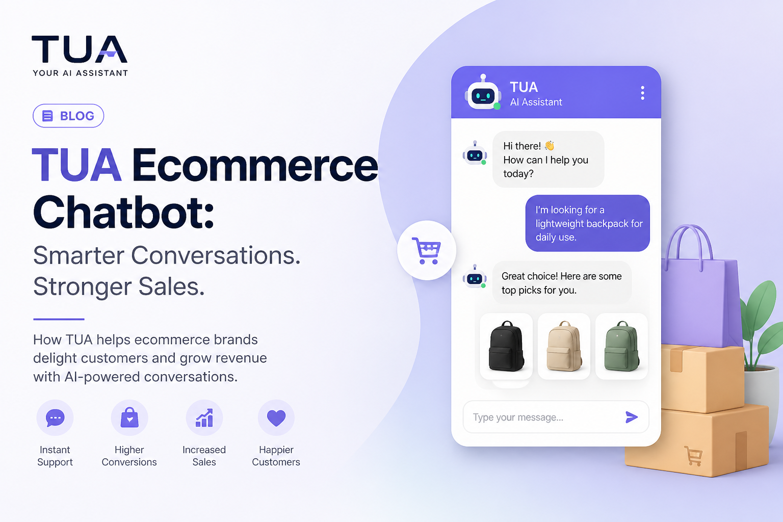 Chatbot TUA: conosce tutto il catalogo del tuo e-commerce