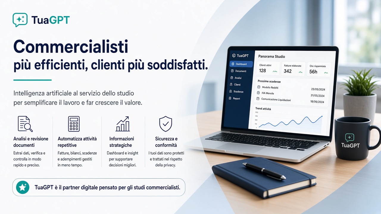 Assistente AI on-premise per commercialisti e consulenti fiscali con TuaGPT