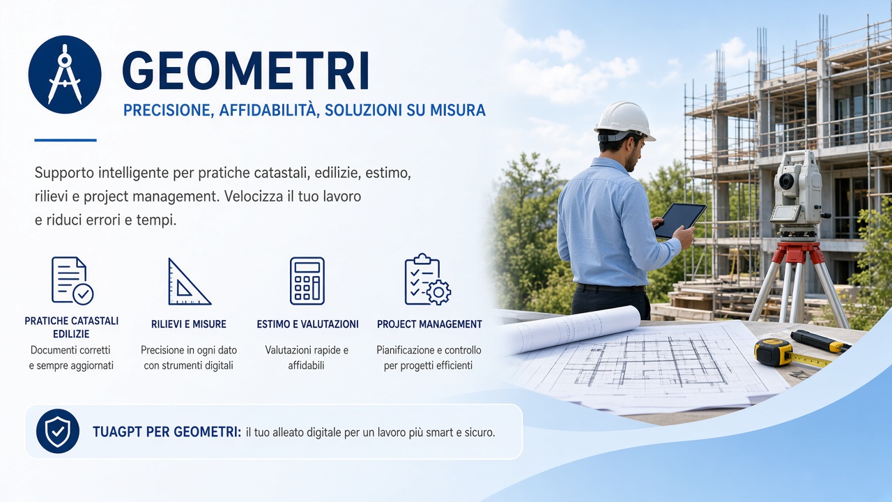 Assistente AI on-premise per geometri e studi professionali con TuaGPT